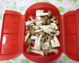しめじと小松菜の味噌マヨ和え作り方1写真