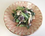 しめじと小松菜の味噌マヨ和え作り方4写真