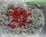 ポン酢で食べるお好み焼き♪作り方8写真