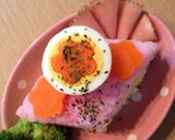 ひな祭り♡ひしもち風ごはん♡作り方6写真