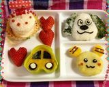 1歳誕生日キャラご飯ワンワンとうーたん作り方3写真