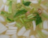 ほうれん草と絹ごし豆腐の中華スープ作り方6写真