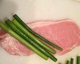 豚ロースとインゲン豆の生姜ロール焼き♪作り方1写真