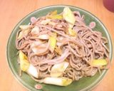 余ったそばで〜生クリームそば*作り方3写真