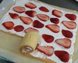 型不要☆簡単ぐるぐるいちごショートケーキ作り方10写真
