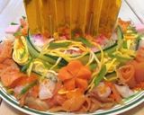 ひな祭り ＊ちらし寿司でお雛様ケーキ＊作り方5写真