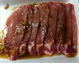 男子喜ぶ☆豚のニンニク醤油付け焼き作り方2写真