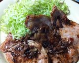 男子喜ぶ☆豚のニンニク醤油付け焼き作り方6写真
