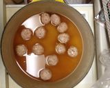 簡単スーパーで売っている鶏団子炊込ご飯作り方3写真