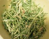 簡単水菜とツナのサラダ作り方5写真
