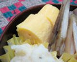 お酢パワー☆黄金色の甘い卵焼♡作り方8写真