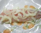 鯛のお刺身・セロリ〆め作り方2写真