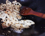 サクサク蓮根のごま油炒め塩七味和え作り方3写真