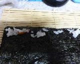 案外簡単(*´∀｀*)　花「太」巻き寿司作り方5写真