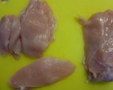 チキンカツ(チーズとピクルスの挟み揚げ）作り方3写真