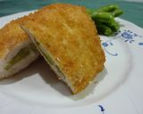 チキンカツ(チーズとピクルスの挟み揚げ）作り方10写真