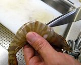 エビと青野菜のバターソテー作り方2写真