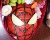 ✦☆✦スパイダーマン✦☆✦キャラ弁作り方10写真