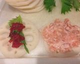 鶏肉☆梅シソのレンコンはさみ焼き作り方2写真