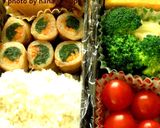 お弁当にほうれん草とニンジンの豚バラ巻き作り方4写真