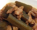 ふきと豚肉の炒め煮作り方6写真
