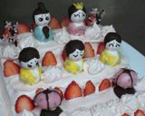 雛壇ケーキでひな祭り♪♪作り方17写真