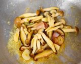 たっぷりキノコの和風パスタ作り方6写真