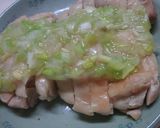 蒸し鶏のネギ沢山たれがけ作り方5写真