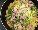 とろ～り目玉焼き付焼きそば♪作り方9写真