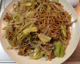 とろ～り目玉焼き付焼きそば♪作り方12写真