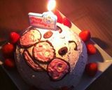 二歳のケーキ☆アンパンマン作り方5写真