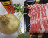 豚肉と新玉ねぎのオイスターソース炒め作り方1写真