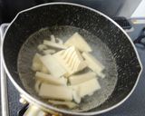 椎茸と筍の坦々・シナチクの黄身味噌焼添え作り方7写真