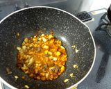 椎茸と筍の坦々・シナチクの黄身味噌焼添え作り方12写真