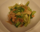 青梗菜とえのきの炒め☆干し貝柱スープ煮込作り方5写真