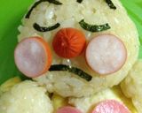 キャラご飯〜ネンネアンパンマン〜作り方2写真