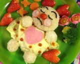 キャラご飯〜ネンネアンパンマン〜作り方4写真