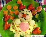 キャラご飯〜ネンネアンパンマン〜作り方5写真