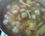 白菜＆肉団子のあんかけ煮作り方5写真