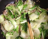 白菜とろみ蒸し煮☆和風そぼろあん作り方3写真
