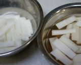 ウドと山芋、レタスの醤油麹かけ作り方1写真