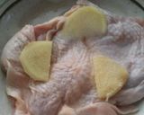 せりと蒸し鶏の三色サラダ柚子胡椒風味作り方1写真