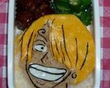 キャラ弁　サンジ作り方3写真