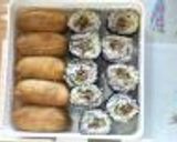 運動会のお弁当♪秋作り方1写真