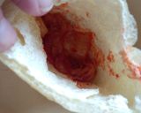 旦那絶賛☆キムチ入り卵巾着煮☆作り方1写真