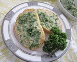 パセリ＆酒かすのカレー風味トースト作り方3写真