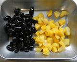 黒豆と栗の抹茶パン作り方1写真