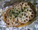 みそとチーズdeコク旨！蓮根の包み焼き♬作り方7写真