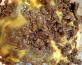我が家の簡単牛丼 すき焼き風作り方3写真
