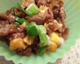 我が家の簡単牛丼 すき焼き風作り方7写真